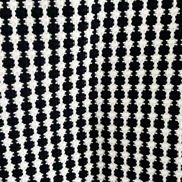 Maxmara Weekend Mini Pencil Skirt Tweed Textured Cream Black Sz 12 Tall - Picture 9 of 13